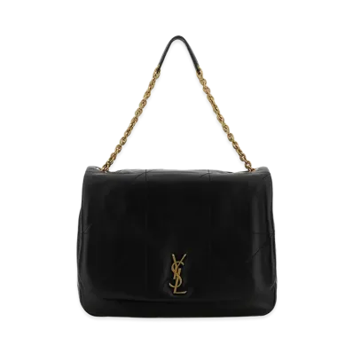 Saint Laurent Women's Leather Jamie Shopping Bag "Black"