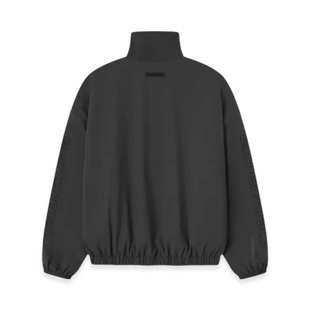 FEAR OF GOD ESSENTIALS Nylon Half Zip Track Jacket "Iron Grey"