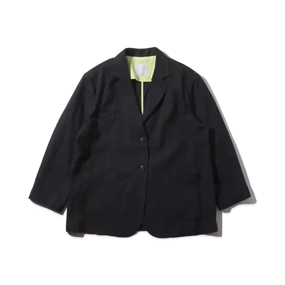 atmos pink Big Linen Jacket Tx "Black"