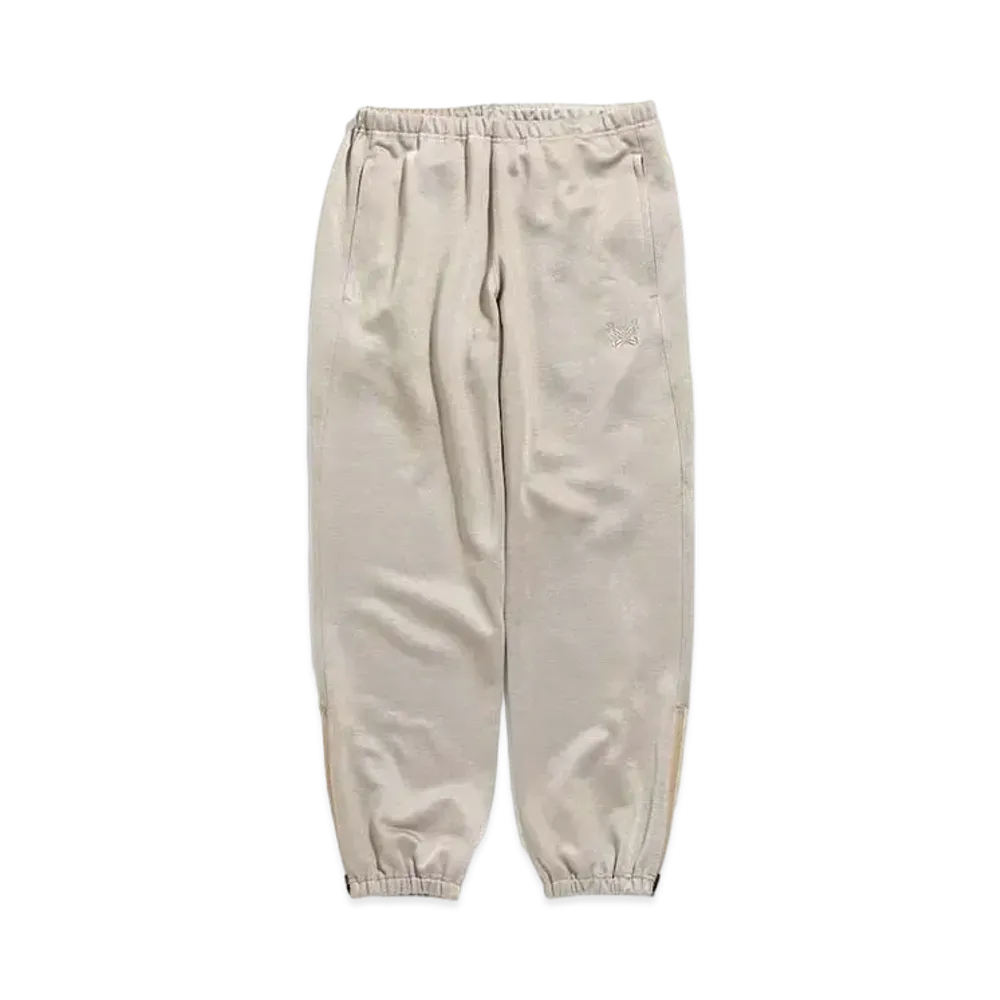 Needles ZIPPED SWEAT PANT - C/PE BRIGHT JERSEY "Beige"