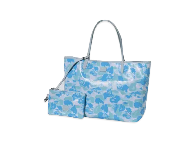 A BATHING APE Women's Baby Lisa ABC Camo Tote Bag "Sax"