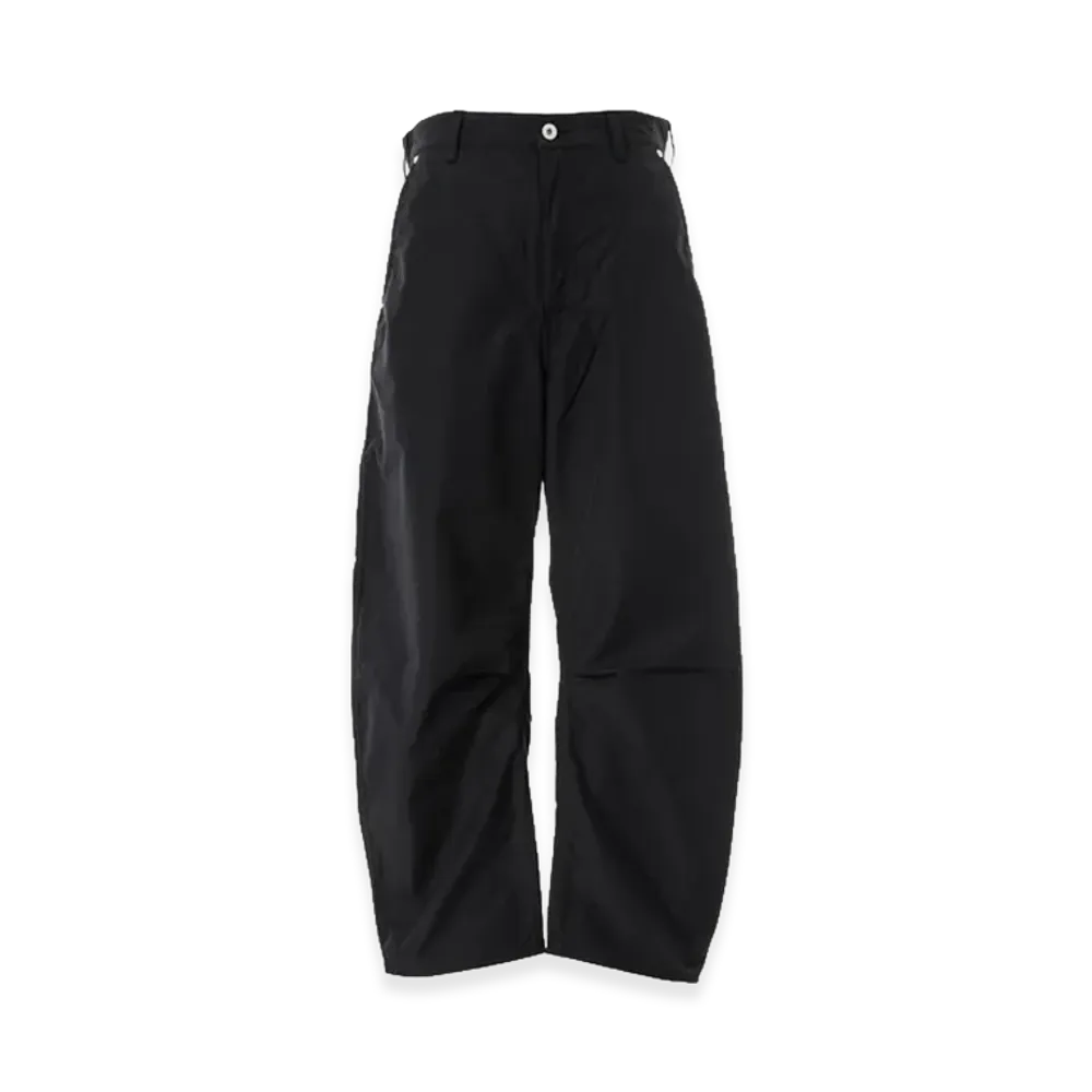 COMME des GARCONS HOMME Cotton Popplin Baggy Pants "Black"