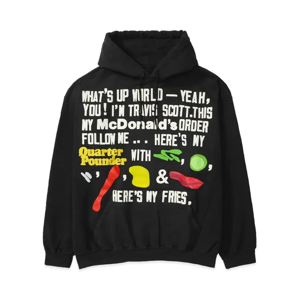 Travis Scott Cactus Jack x CPFM 4 CJ Script Hoodie "Black"