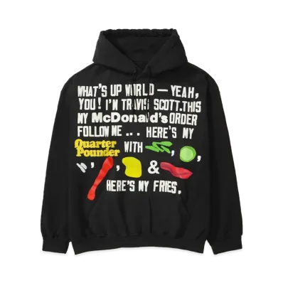 Travis Scott Cactus Jack x CPFM 4 CJ Script Hoodie "Black"