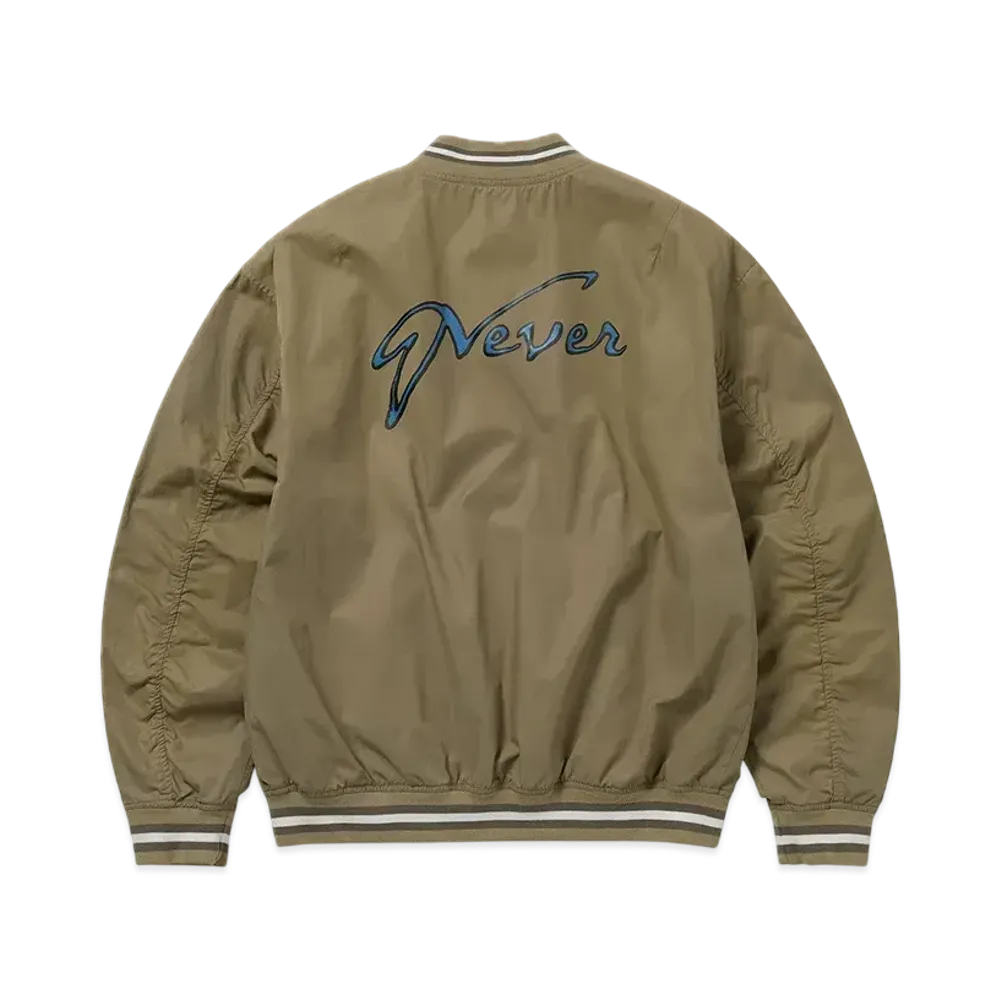 thisisneverthat Faded Stadium Jacket "Beige"