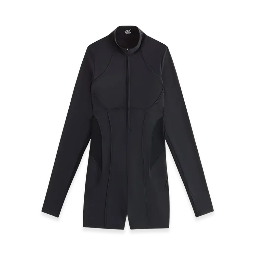 Kith Women Hani Active Long Sleeve Romper "Black"
