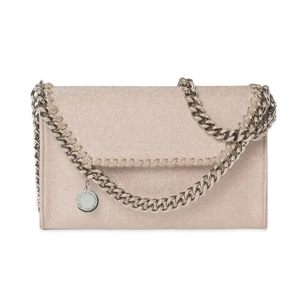 Stella McCartney Mini Falabella Novelty Glitter Bag "Misty Rose"