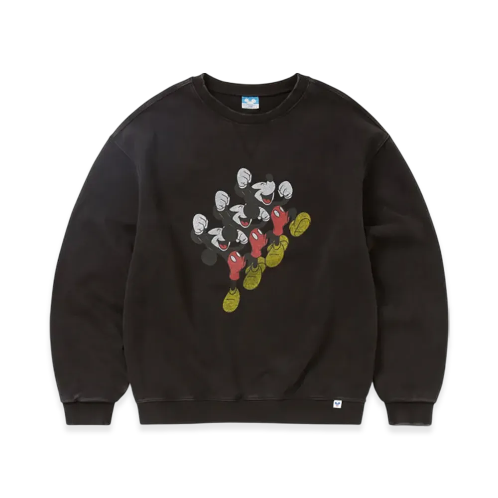 thisisneverthat x Disney Mickey Bounce Crewneck "Black"