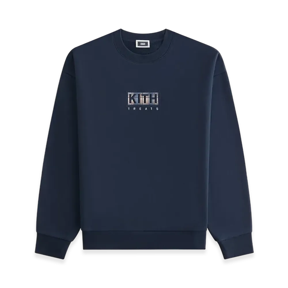 Kith Treats Plaid Logo Nelson Crewneck "Nocturnal"