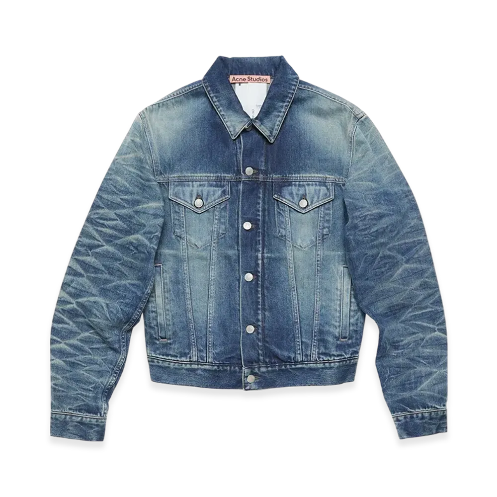 Acne Studios Denim Jacket - Regular Fit "Mid Blue"