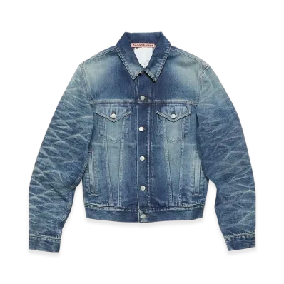Acne Studios Denim Jacket - Regular Fit "Mid Blue"
