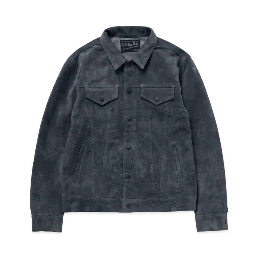 RATS Suede Leather Jacket "Black"