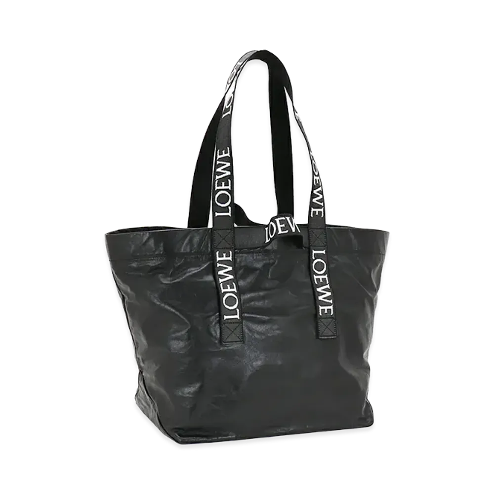 LOEWE Fold Shopper Tote Bag "Black"