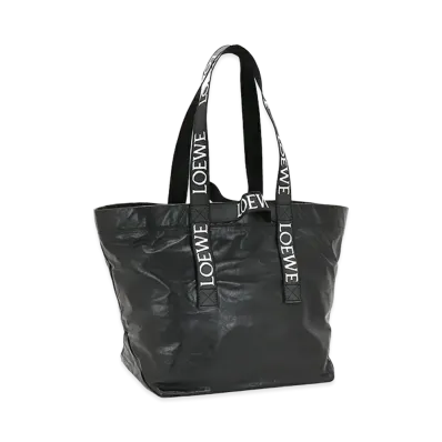 LOEWE Fold Shopper Tote Bag "Black"