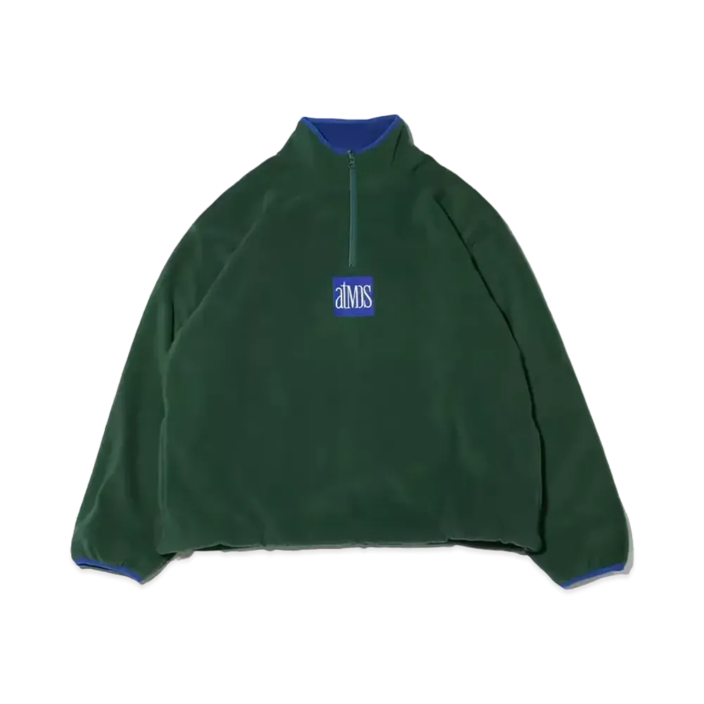 atmos Half Zip Freece Tops "Green"