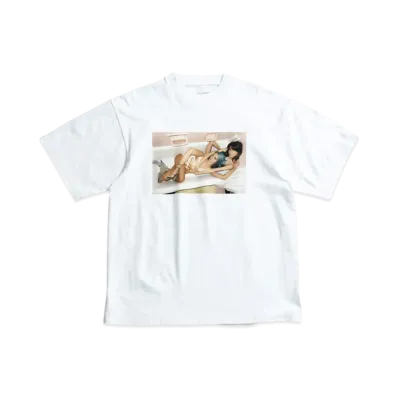 Ron Herman UNDER R x DAVID MUSHEGAIN Charlotte Lawrence & D'Alessio Tee "White"