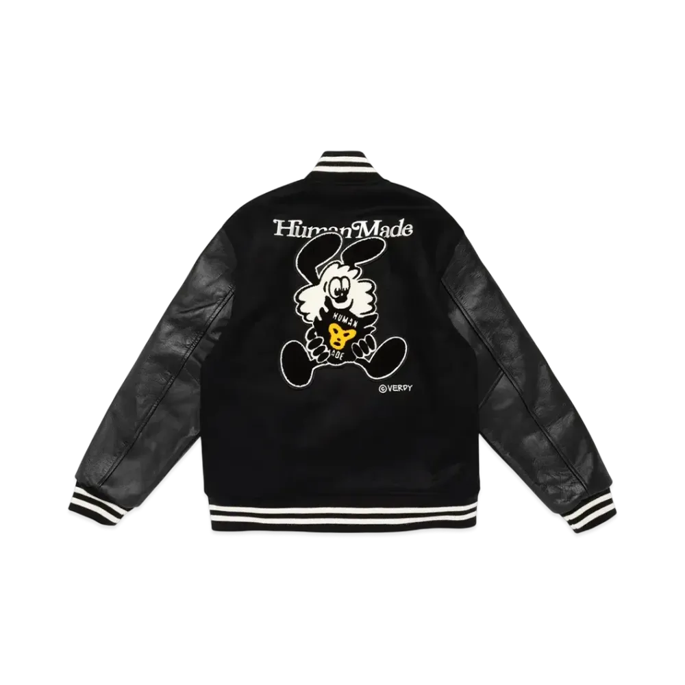 HUMAN MADE x VERDY Varsity Jacket #1 "Black" XX29JK003