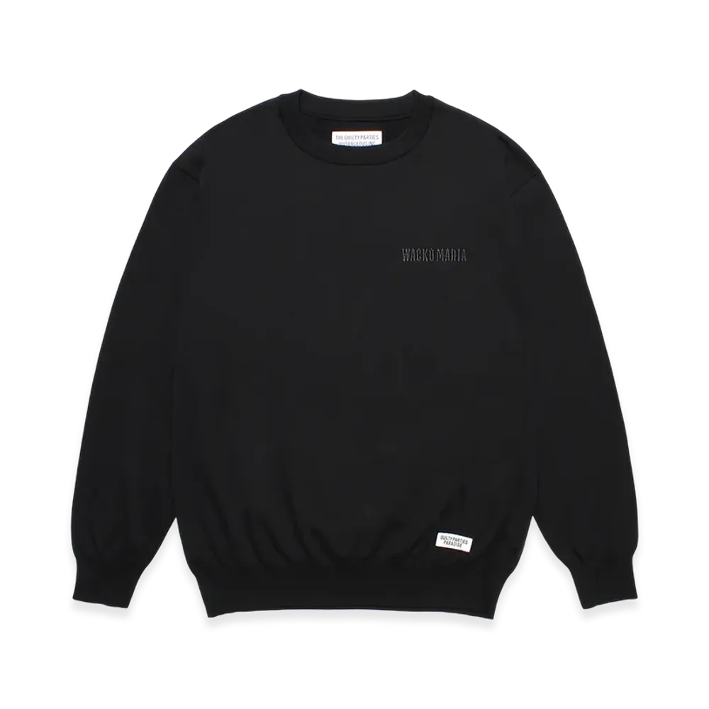 WACKO MARIA Cotton Knit Sweater "Black"