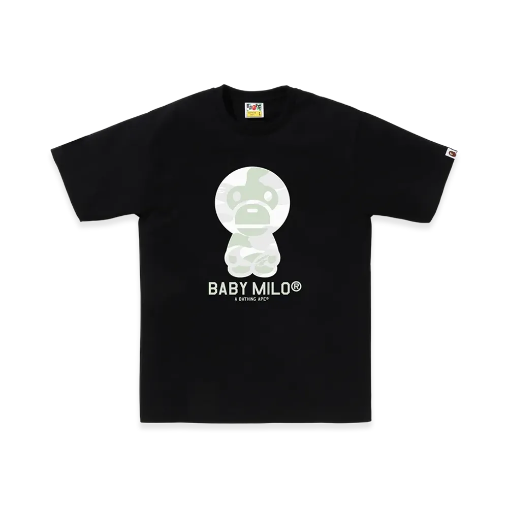 A BATHING APE Baby Milo Tee Mens "Black"