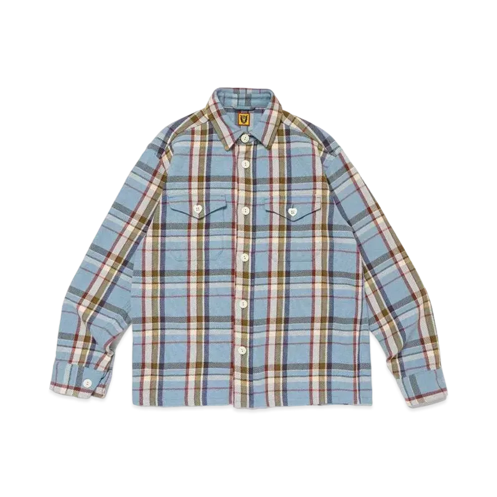 HUMAN MADE Check Shirt "Blue"