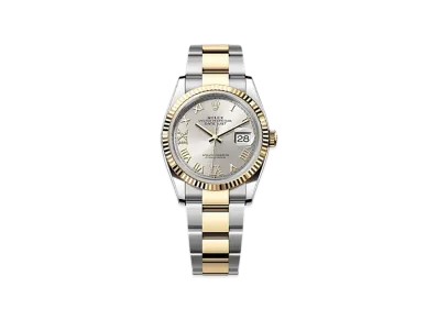 ROLEX Datejust 36 Oystersteel & Yellow Gold "Grey"