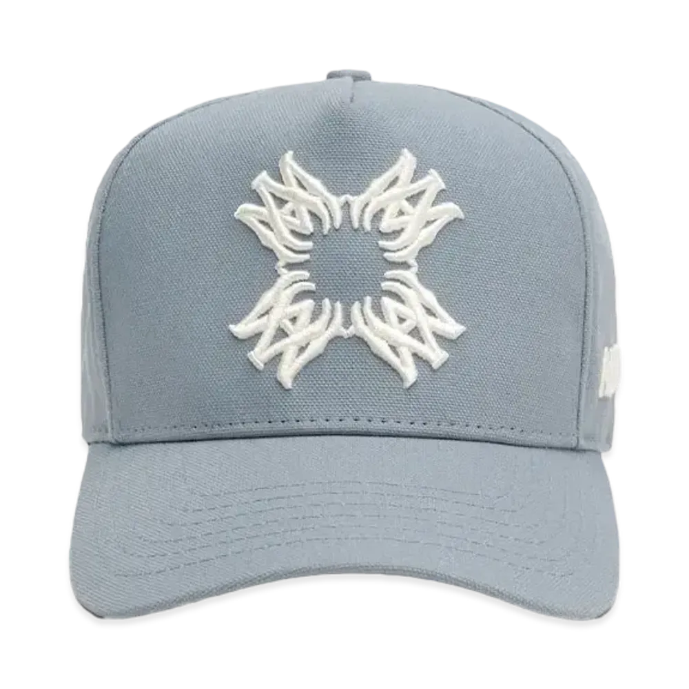 AMIRI Ma Quad Canvas Hat "Dusty Blue"