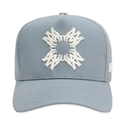 AMIRI Ma Quad Canvas Hat "Dusty Blue"