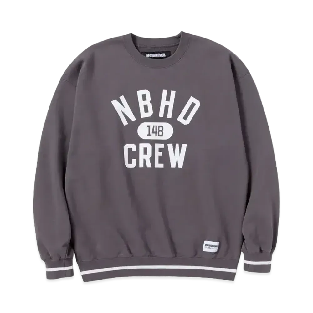 NEIGHBORHOOD College Sweatshirt LS "Gray"