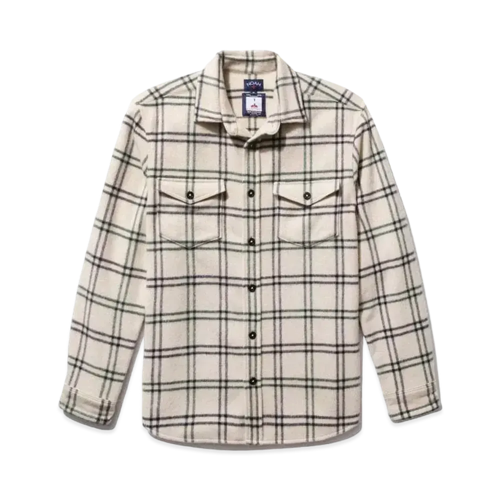 Noah Windowpane Cashmere CPO "Beige"