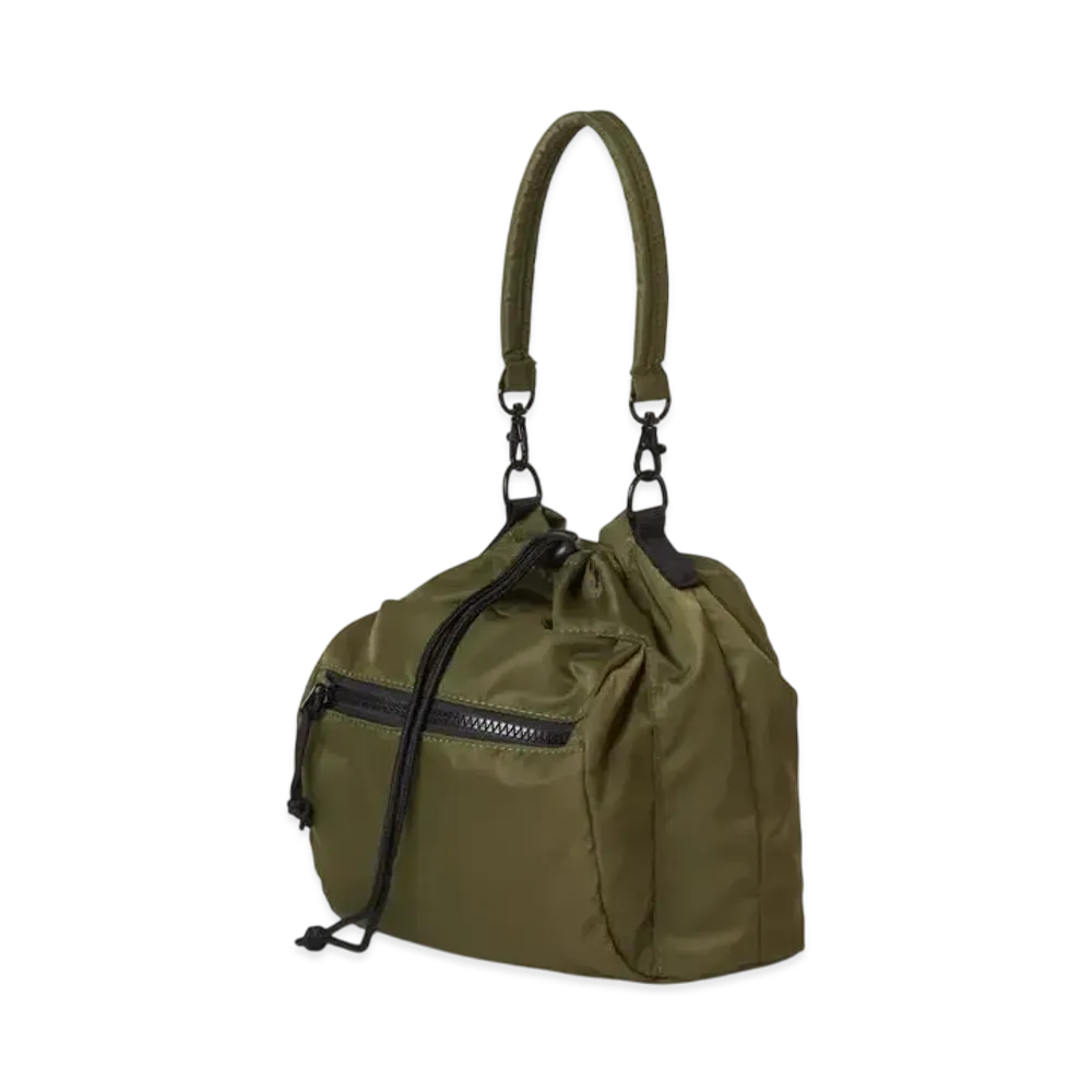 NEW ERA 2Way Drawstring Pouch 3L Nylon Twill "Olive"