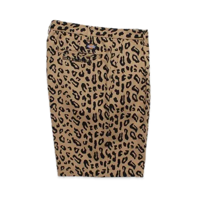 WACKO MARIA x Dickies Leopard Pleated Short Trousers "Beige"