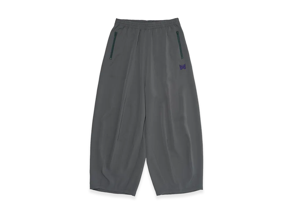 NEEDLES x STUDIOUS Papillon Emb. H.D. Track Pant - Art Pique Pleats "Grey"