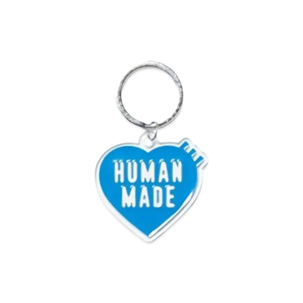 HUMAN MADE Heart Keyring "Blue"