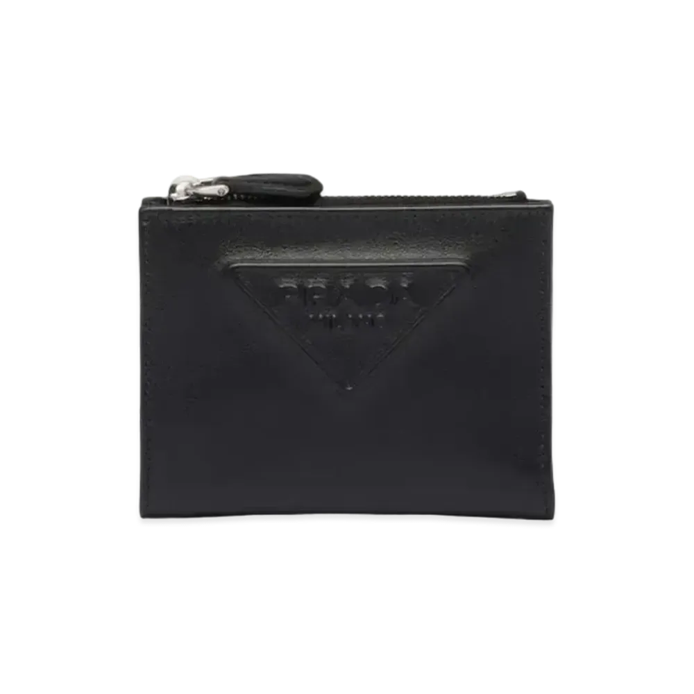 PRADA Small Leather Wallet "Black"