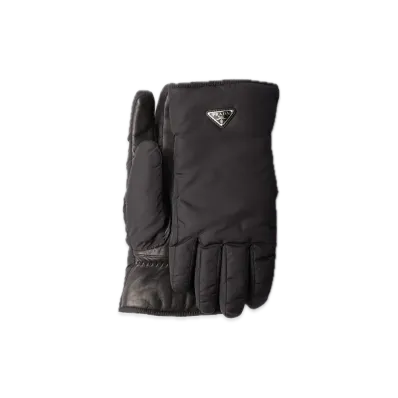 PRADA Re-Nylon Gloves "Black"