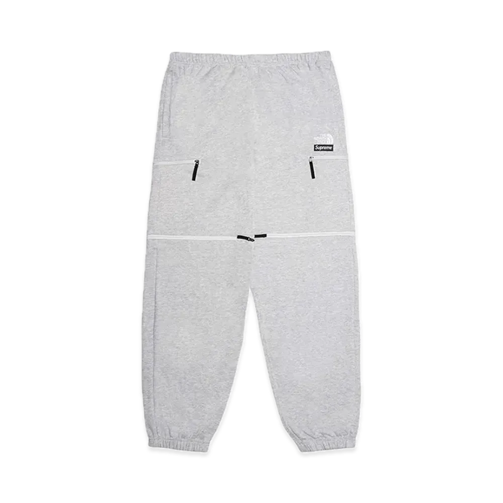 Supreme x The North Face Convertible Sweatpant "Heather Grey"