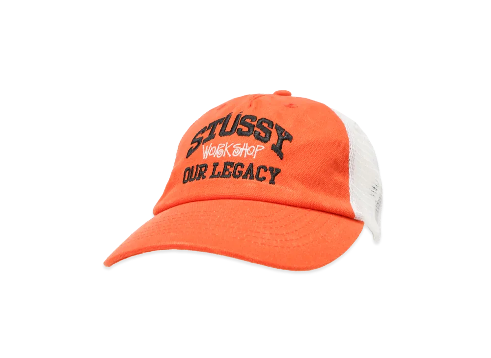 Stussy x Our Legacy Work Shop Lp Trucker Cap "Fire"