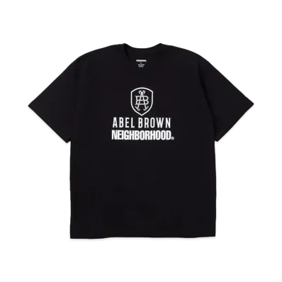 NEIGHBORHOOD x ABEL BROWN Tee SS-1 "Black"