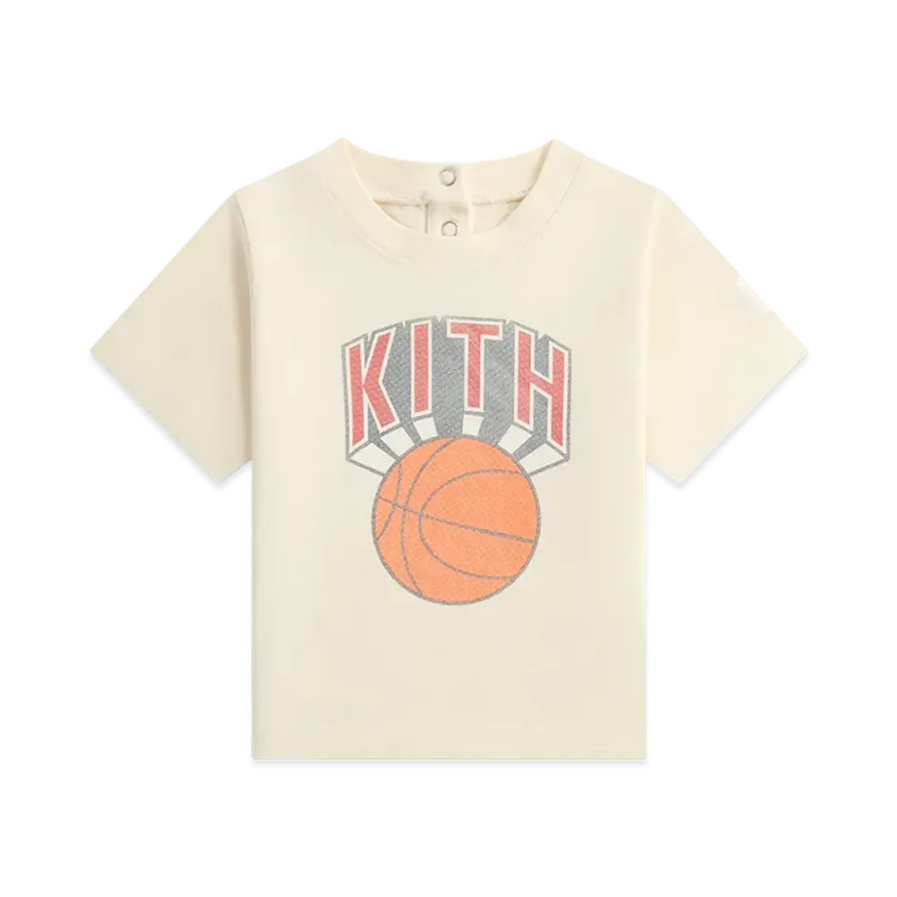 Kith Baby for the New York Knicks Tee "Sandrift"