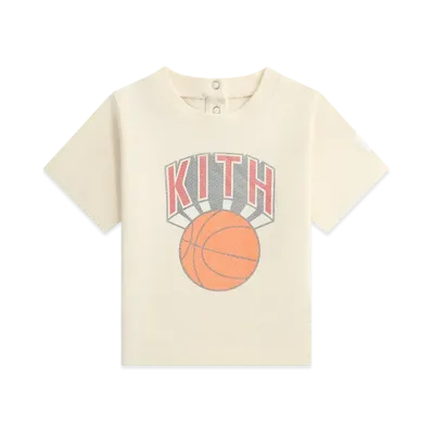 Kith Baby for the New York Knicks Tee "Sandrift"