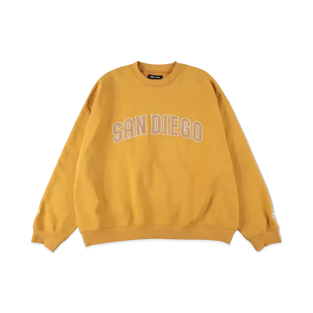 WIND AND SEA x MLB San Diego Padres Crew Neck Sweat "Yellow"