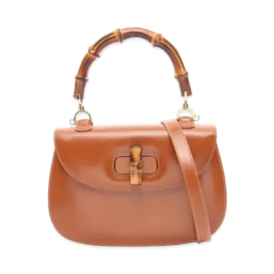 GUCCI Classic Bamboo 2WAY "Brown"