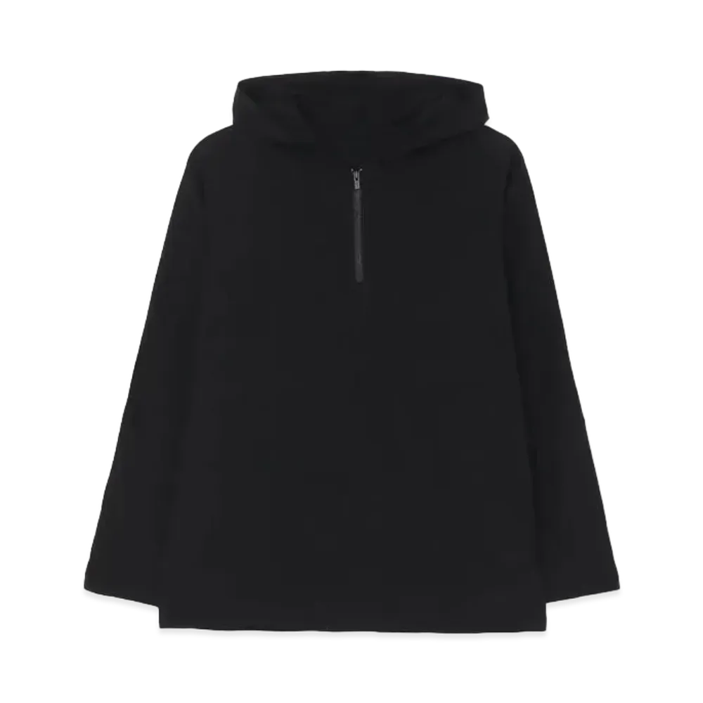 WILDSIDE YOHJI YAMAMOTO POG GYTHEMAN x Adam Lister UP street by Y's for living Fastener Hood Tee "Black"