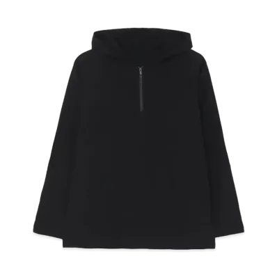 WILDSIDE YOHJI YAMAMOTO POG GYTHEMAN x Adam Lister UP street by Y's for living Fastener Hood Tee "Black"