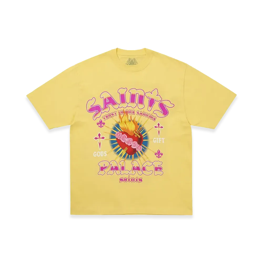 PALACE Gods Gift T-Shirt "Blessed Yellow"