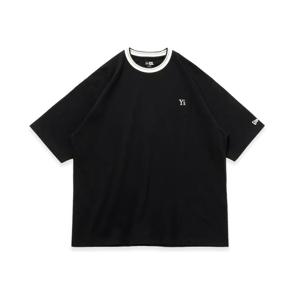 NEW ERA x Y's Short Sleeve Oversized Cotton T-Shirt SS26 Neck Color "Black"