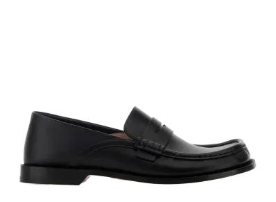 LOEWE Campo Flap Back Loafer "Black"