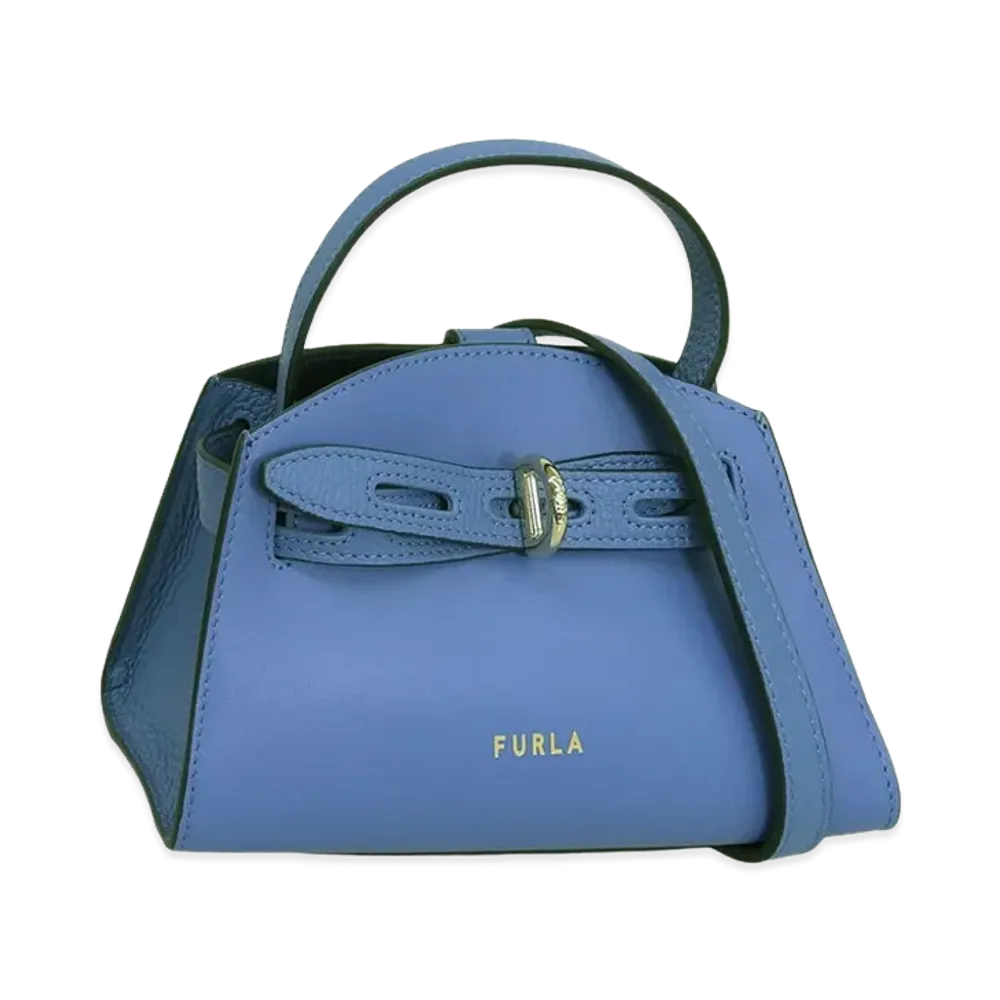 FURLA Margherita Top Handle Mini Bag "Blue"