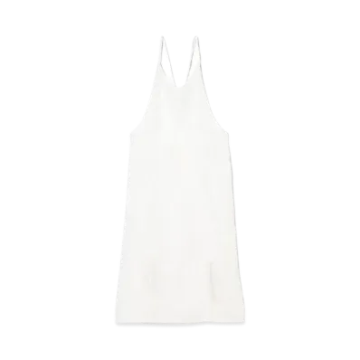 BEAMS Woman Apron Dress "White"