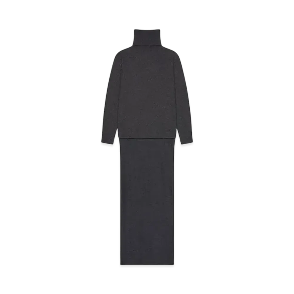 GIVENCHY Sweater In Cashmere With Train "Charcoal"